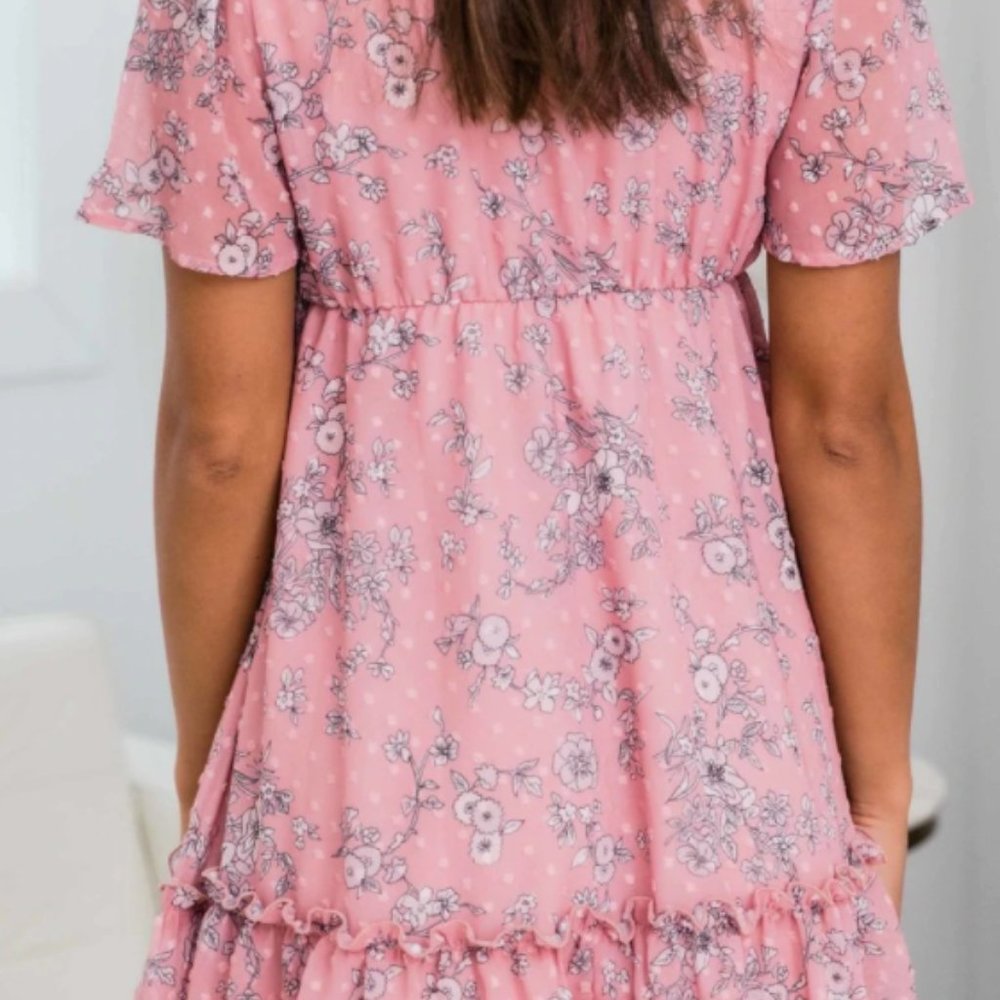Always On The Go Tie Front Dress